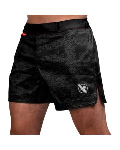 Hayabusa Hex Mid-Thigh Fight Shorts Black