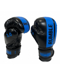 Bokshandschoen Rumble Junior PU 3.0 Zwart-Blauw