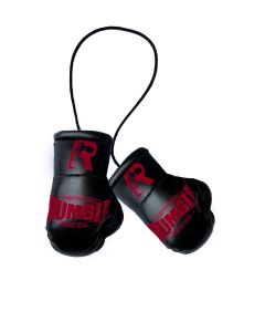 Mini Bokshandschoentjes van Rumble Zwart-Rood 2.0