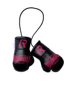 Mini Bokshandschoentjes van Rumble Zwart-Roze 2.0