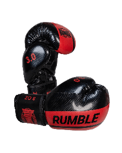 Bokshandschoen Rumble Ready PU 3.0 Zwart-Rood