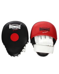 Handpads Rumble Winner Leer Zwart/Rood/Wit