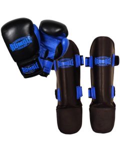 Rumble Kick-Thaiboksset Ready 2.0 zwart-Blauw