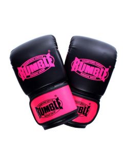 Zakhandschoen Mitt Rumble PU Punch 2.0 Zwart-Neon Roze