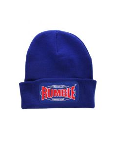 Rumble Muts B-14 blauw en Rumble logo in Rood/wit