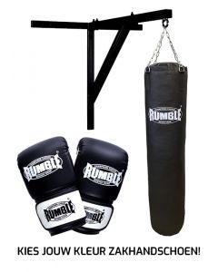 Bokszakset Rumble 150cm Muurbeugel + Punch 2.0 